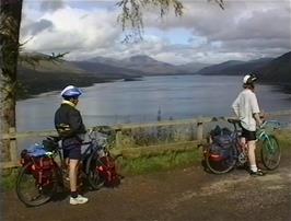Nick Green & Paul Hardman admire Loch Carron